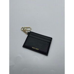 Nine West Credit Card Holder Black faux leather